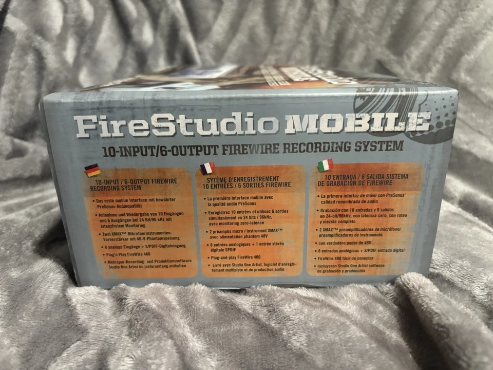 PreSonus FireStudio Mobile 10x6 FireWire Recording Interface System - Image 3 of 4