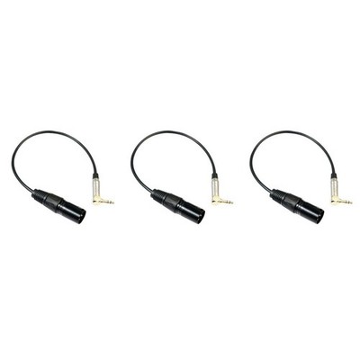  3 Count Trs Zu Xlr Adapter Audio Verlängerungskabel Mikrofonstecker