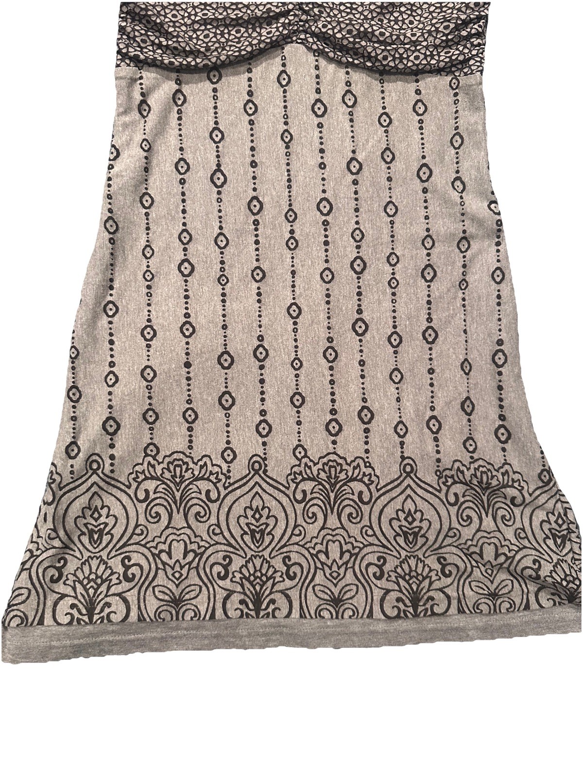 Athleta Brown Geometric Patterned High Waisted Ca… - image 5