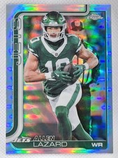 2025 Topps Chrome Refractor Allen Lazard #236 New York Jets Football Card