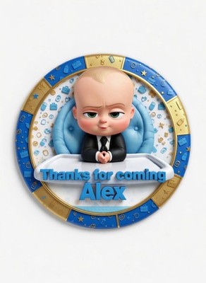 Personalised Thank You Stickers - Boss Baby     -24 stickers - 