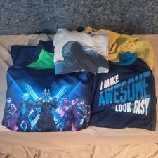 Lot Of 5 Boys Long Sleeve Shirts/Hoodie/jacket Size 14/16