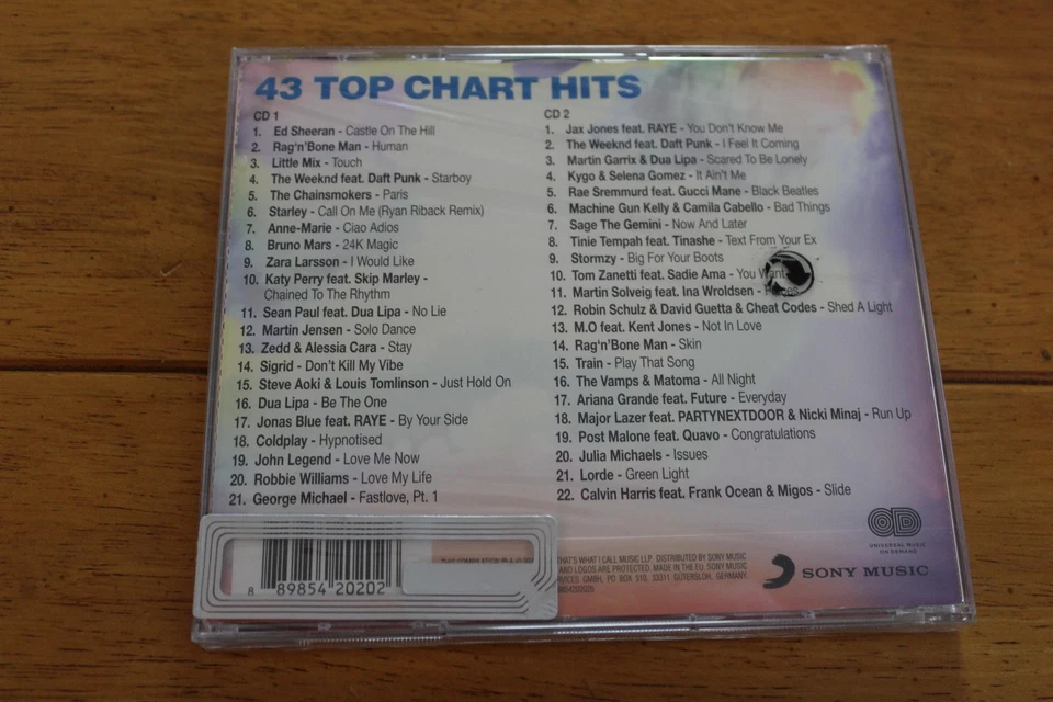 Now That's What I Call Music 96 2CD 43 Top Chart Hits 2017 Sony Music New Sealed Foto 2 de 2