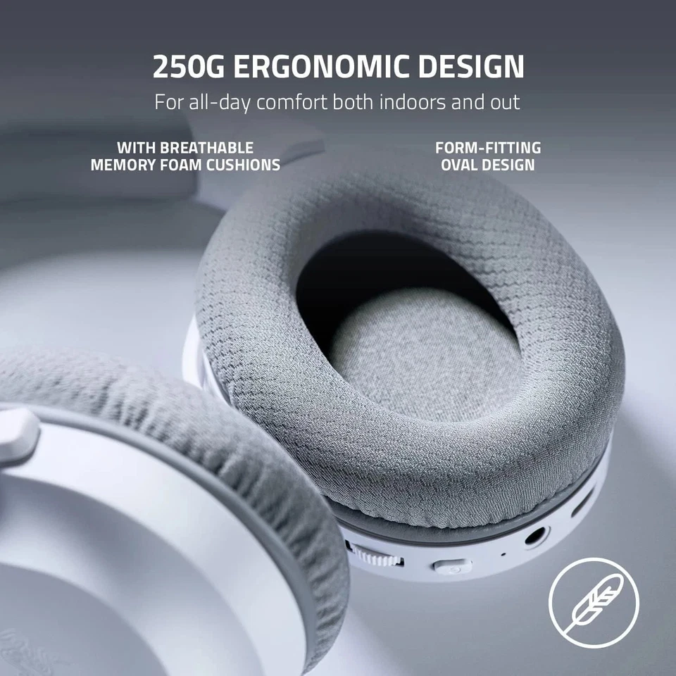 Razer Barracuda X Wireless Mercury White Gaming Headset RZ04 view 3