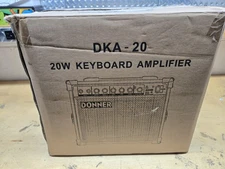 Donner DKA-20 Piano Keyboard Amplifier 20W Electric Guitar Drum Amp 2 Channel
