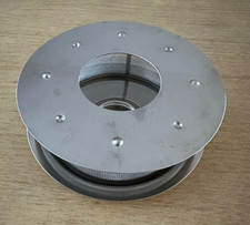 Mono Filio Stövchen Edelstahl 3 tlg Ø ca. 15cm / ca. 5,5cm hoch TOP Zustand