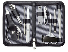 Seki Edge 9pc Grooming Kit G-3109 Green Bell Case 5.7x3.7x1.1 in Takumi No Waza