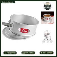 9 Silver Aluminum Round Springform Pan - High...