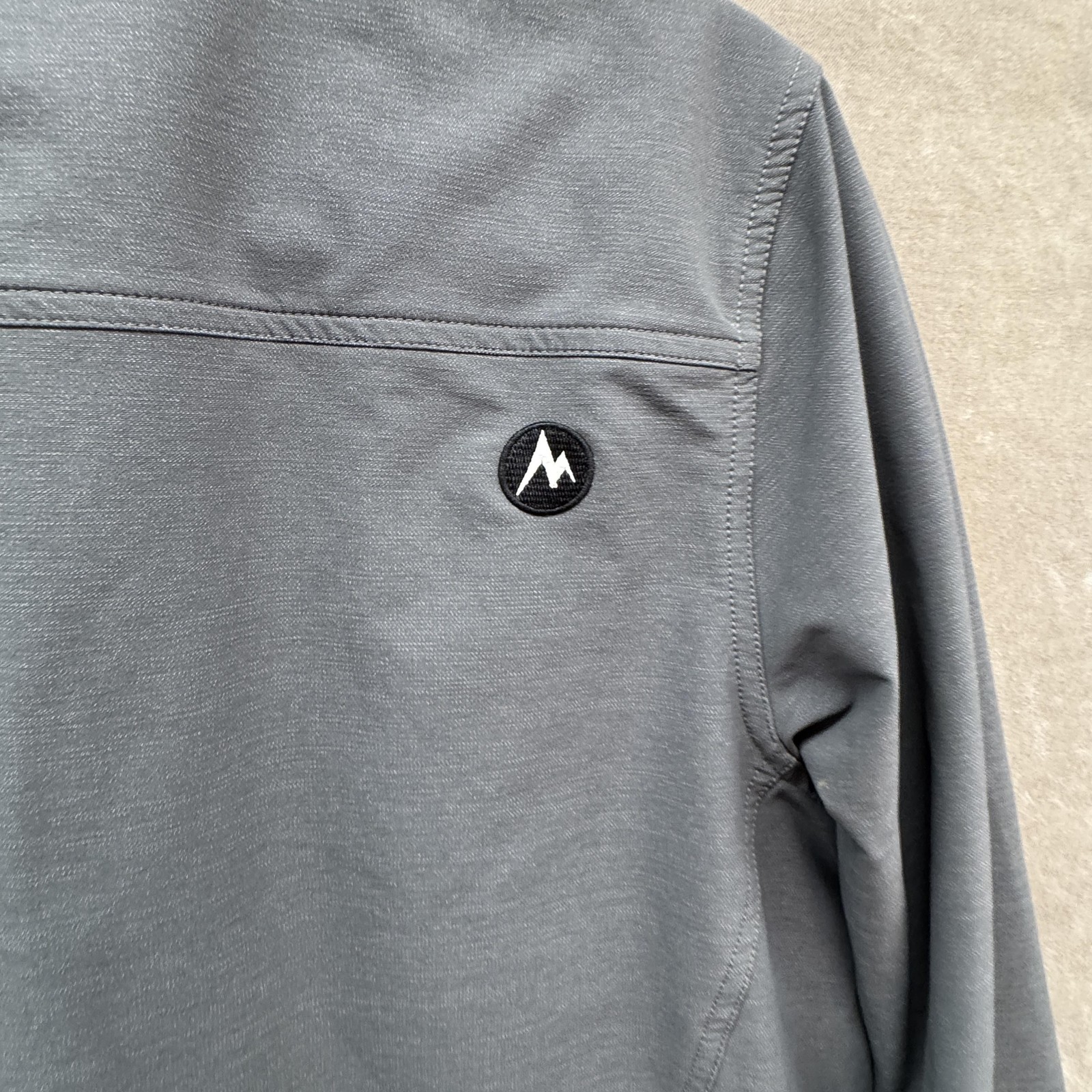 Marmot Jacket Mens Large Gray Softshell Full Zip … - image 16