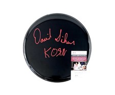 Korn Rare Autographed Signed 12" Drumhead David Silveria JSA COA Dave Nu Metal