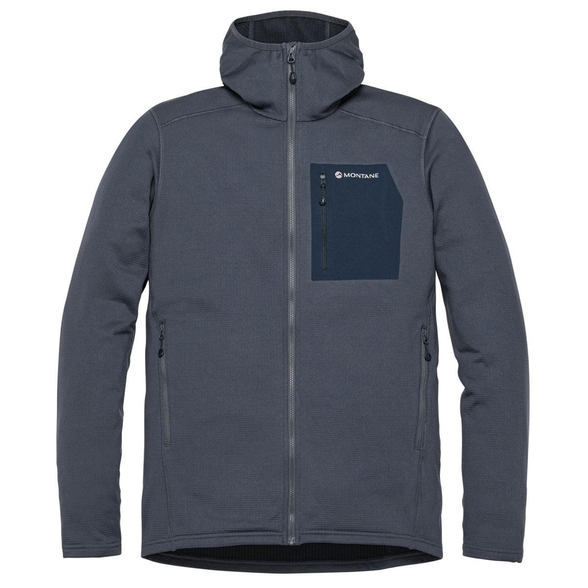 Montane Men's Protium Cp Hooded Fleece Jacket Dark Sky Small - Image 2