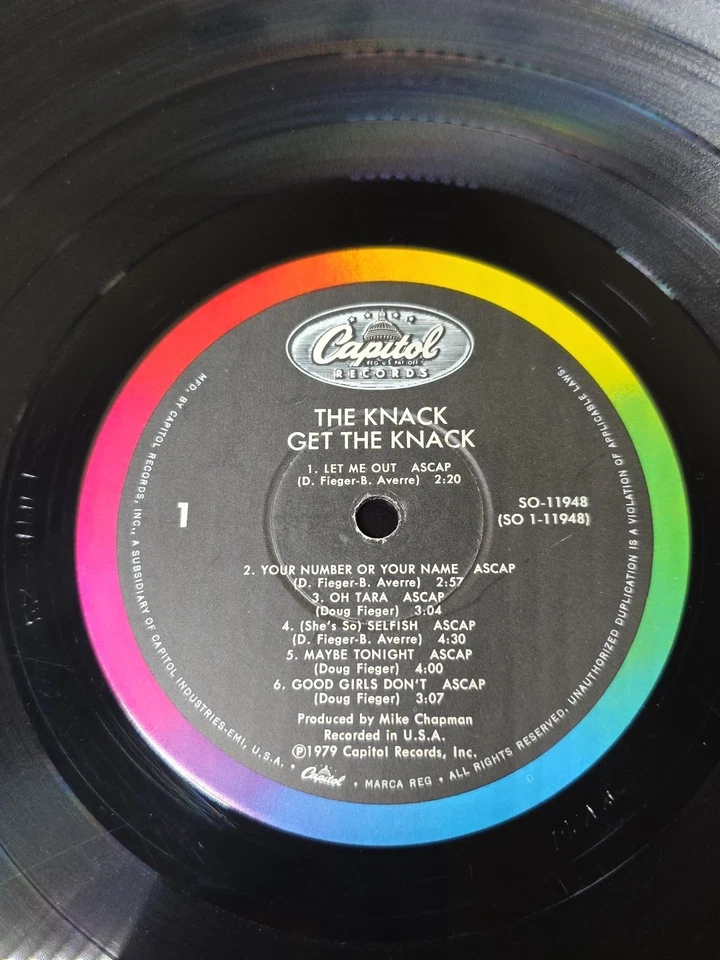 The Knack - Get The Knack -  Vinyl LP Record Original Press VG+/VG+ Foto 4 de 4