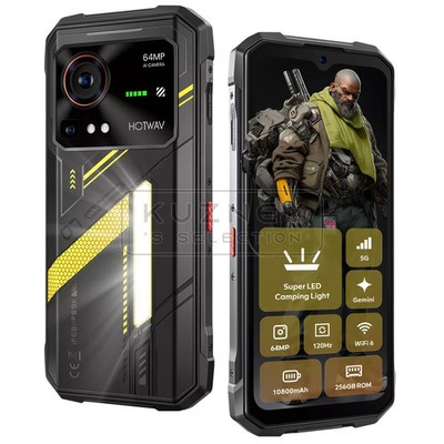 HOTWAV Hyper 7 5G Outdoor Smartphone 20GB+256GB 6.6 in Dual SIM Phone FHD+ 120H