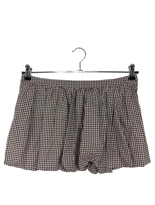 HOLLISTER Skort Dames Pantalon court T EU 36 noir-blanc style décontracté - Photo 1/4