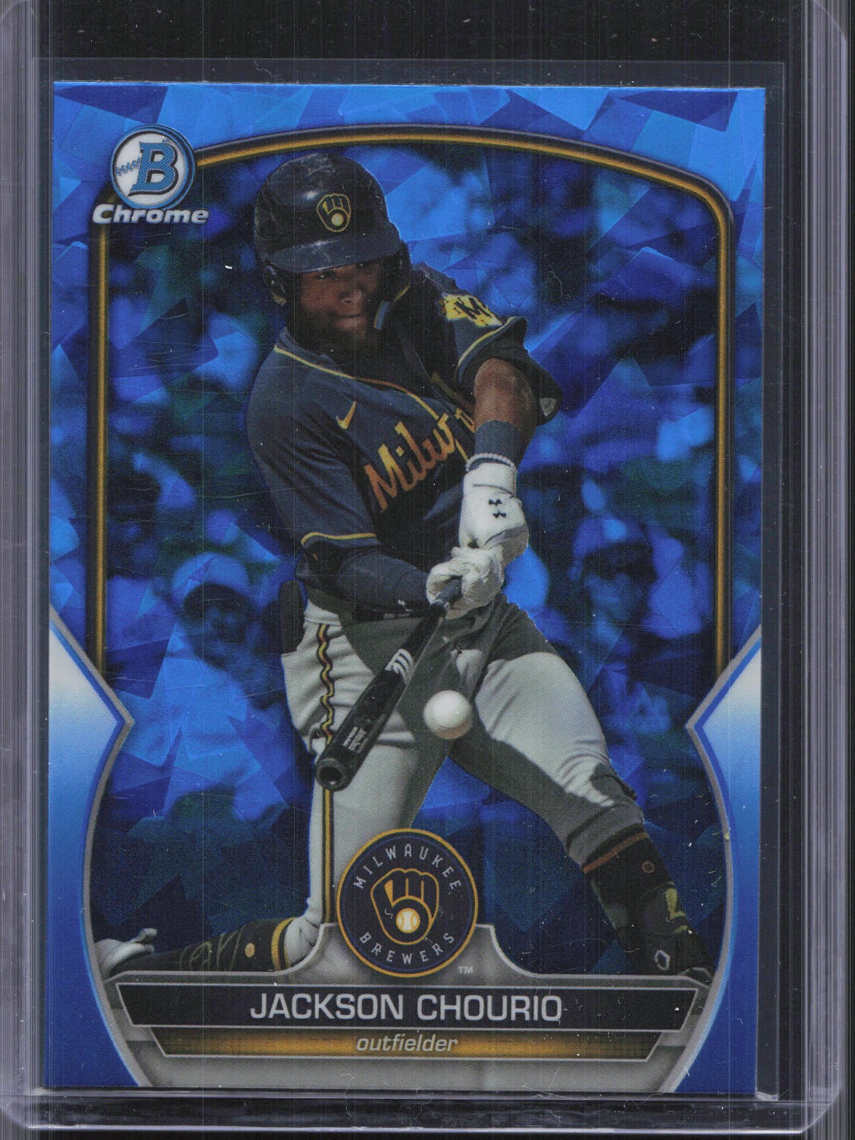 2023 Bowman Draft Sapphire #BDC-156 Jackson Chourio Prospect Brewers