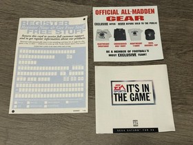 Madden NFL 98 Sega Saturn Complete CIB Authentic Good Shape