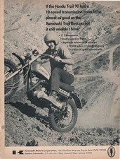Magazine Ad - 1970 - Kawasaki Trail Boss