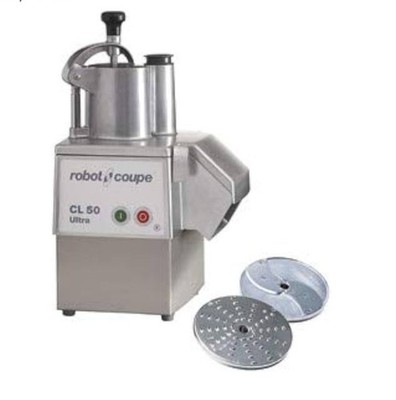 Robot Coupe CL50E Ultra Continuous Feed Food Processor with 2 Discs - 1 1/2 hp