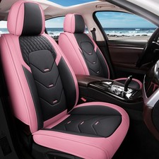 otoez Car Seat Covers Full Set, Universal Nappa Leather Seat Cover 5 Seat Wat...