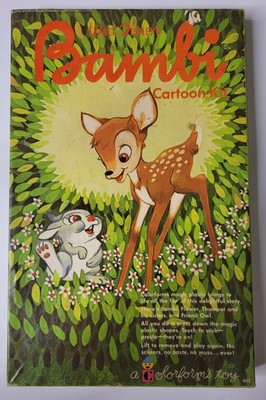 BAMBI COLORFORMS Cartoon Kit, Walt Disney's, vintage 1960s