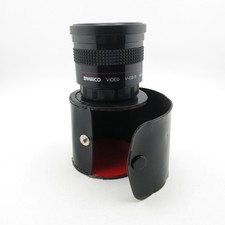 Ambico Video Wide Angle Lens 0.6X Model V-0315 Japan w/ Case Caps Clean Glas