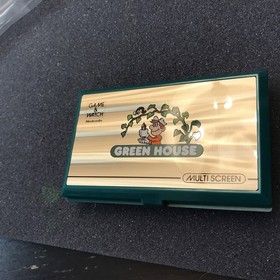 Nintendo Game And Watch Green House Multi Screen GH-54 Excellent Condition Box