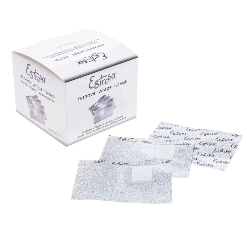 Remover Wraps - Stagnole Rimozione Smalto Semipermanente 100 Pz  - Estrosa