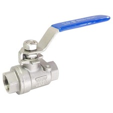 3/8 Female Ball Valve NPT Thread 316 Stainless Steel Full Port Ball Valve WOG...