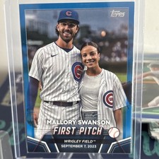 2024 Topps Series 2 - Mallory Swanson - First Pitch - Blue Border - FP-3