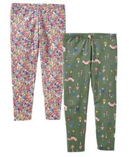 OshKosh B'Gosh Kid Girls' 2 Pack Leggings Size 5