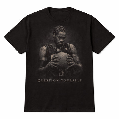Allen Iverson Shirt, The Answer Sixers Tee, 90s Basketball T-Shirt