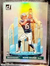 2024 Panini Donruss Downtown Rome Odunze Rookie #15 Chicago Bears