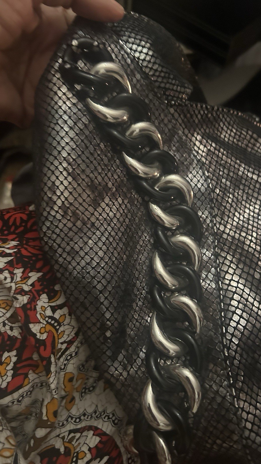 AUTHENTIC AUTHENTIC MICHAEL KORS LARGE BLACK Pyth… - image 5