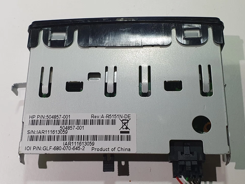 HP Pavilion Front Panel Multimedia Card Reader w/Cable 504857-001 - Image 3 of 4