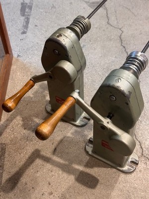Magnasync Moviola Professional 16mm Rewind Set - Restored For Perfect Operation