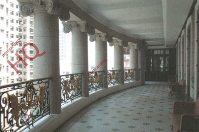 Ansichtskarte> Hongkong, Dr Sun Yat-Sen Museum, Balkon im zweiten Stock