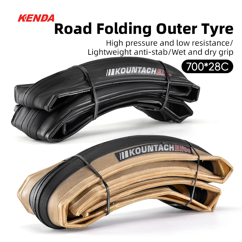 KENDA Road Bike Folding Outer Tyre Bike Tube 700*28C 28-622 110PSI 60TP