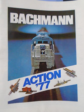 1977 BACHMANN CATALOG N HO SCALE TRAINS MINI-PLANES 32 PAGES 5.5" X 7"