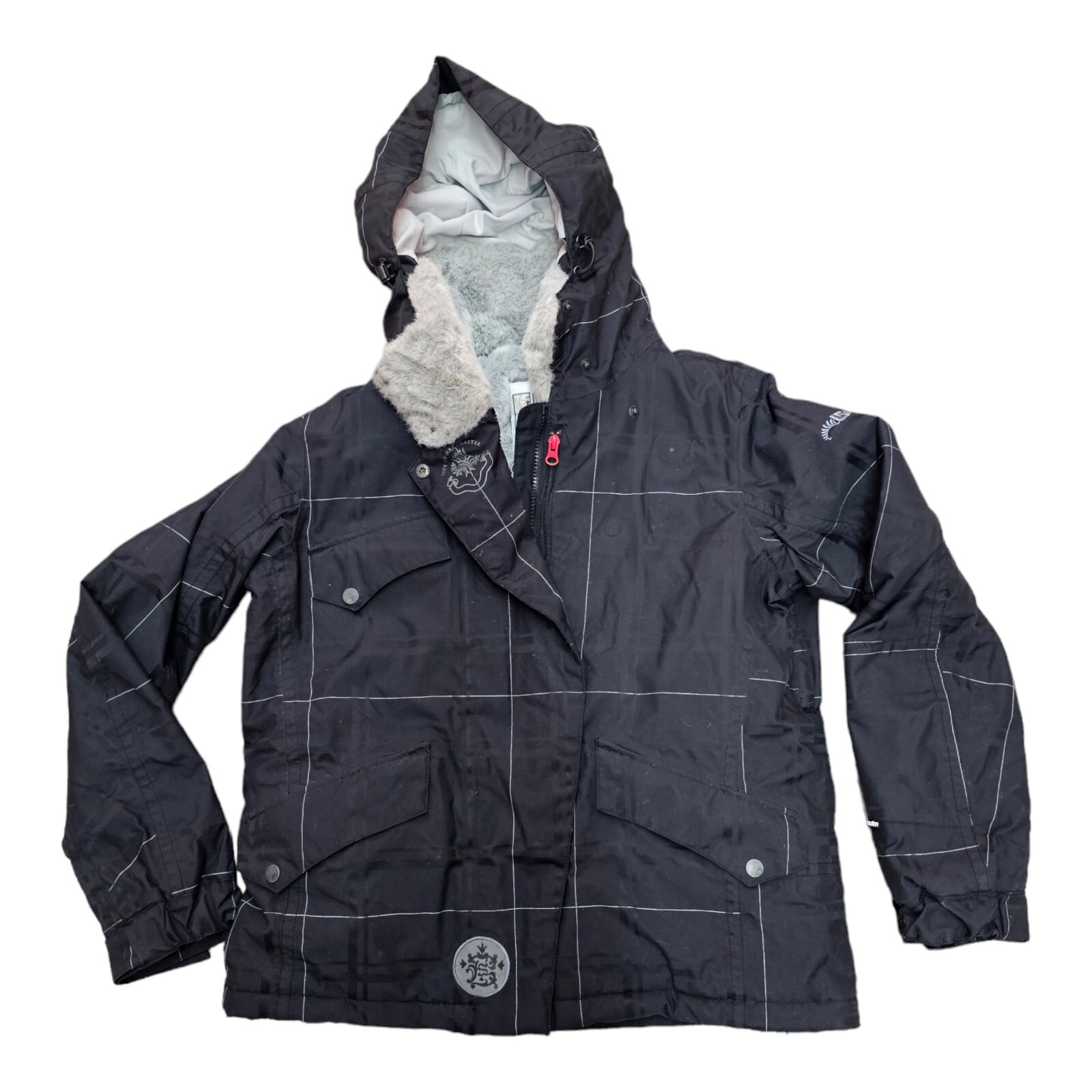 Womens Burton Dryride Snowboarding Jacket Size M Sking Black RN87380 eBay