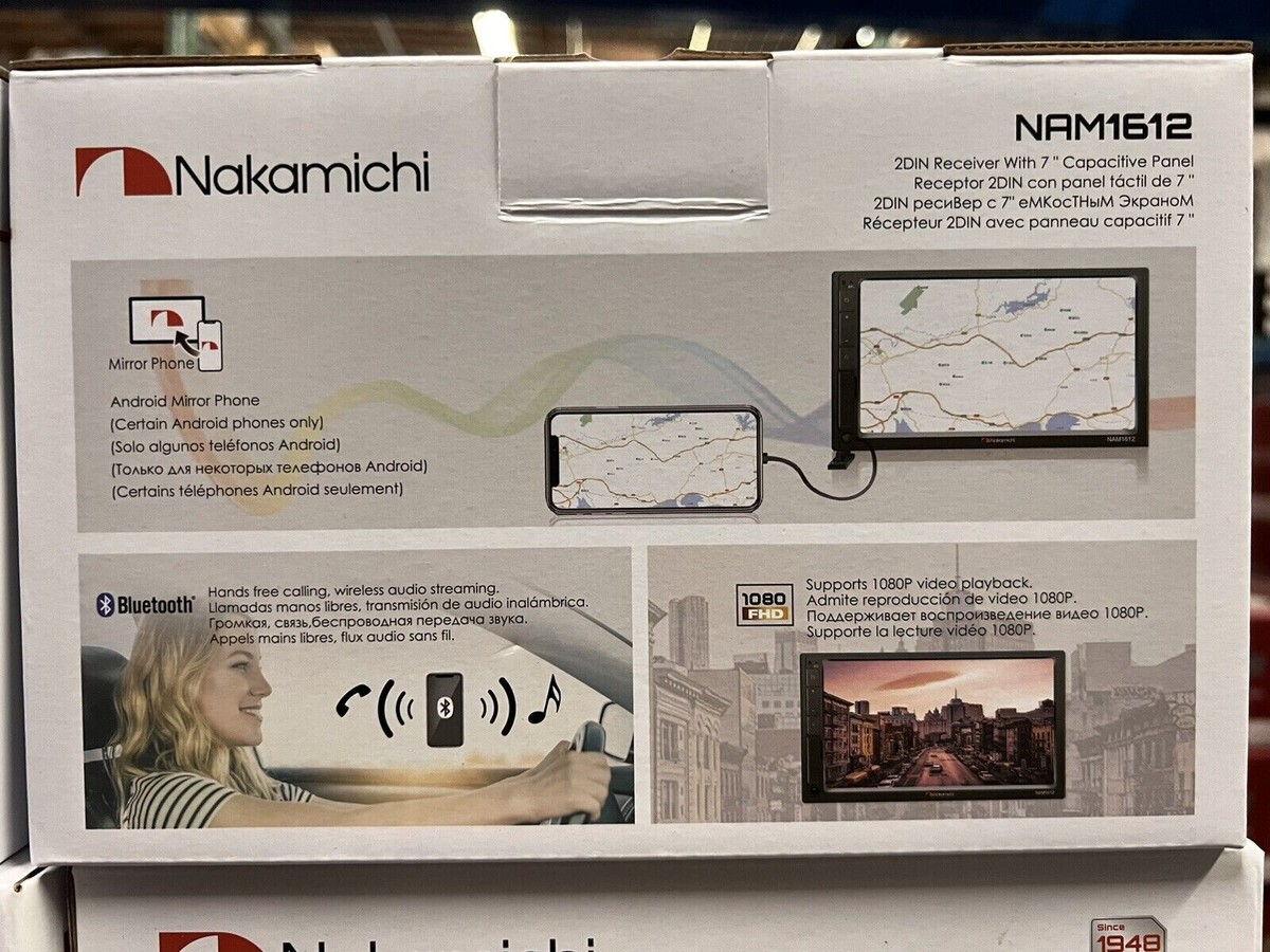 NAKAMICHI NAM1612 Double DIN 7