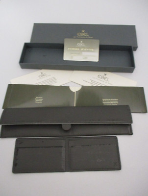 EBEL Gray Watch Clutch Pouch & Wallet 5yr Guarantee Certificate in Booklet Card+
