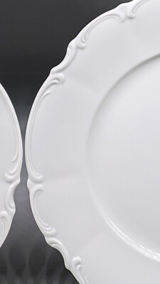 Hutschenreuther Sylvia All White Dinner Plate 10 3/4