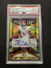 Tank Dell 2023 Legacy Under The Lights Autograph Yellow Diamond /25 PSA 10 RC