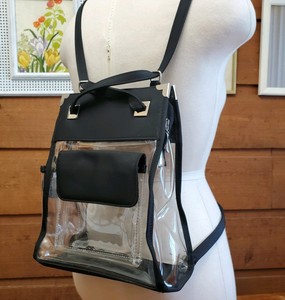 clear purse backpack
