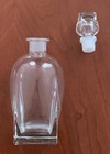 Vintage Made in Italy 10" Tall Clear Large Heavy Glass Decanter with Stopper — photo 4