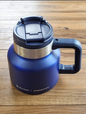 Stanley+Starbucks Stainless Steel Vacuum Desktop Mug - Blue Color 20 Ounce