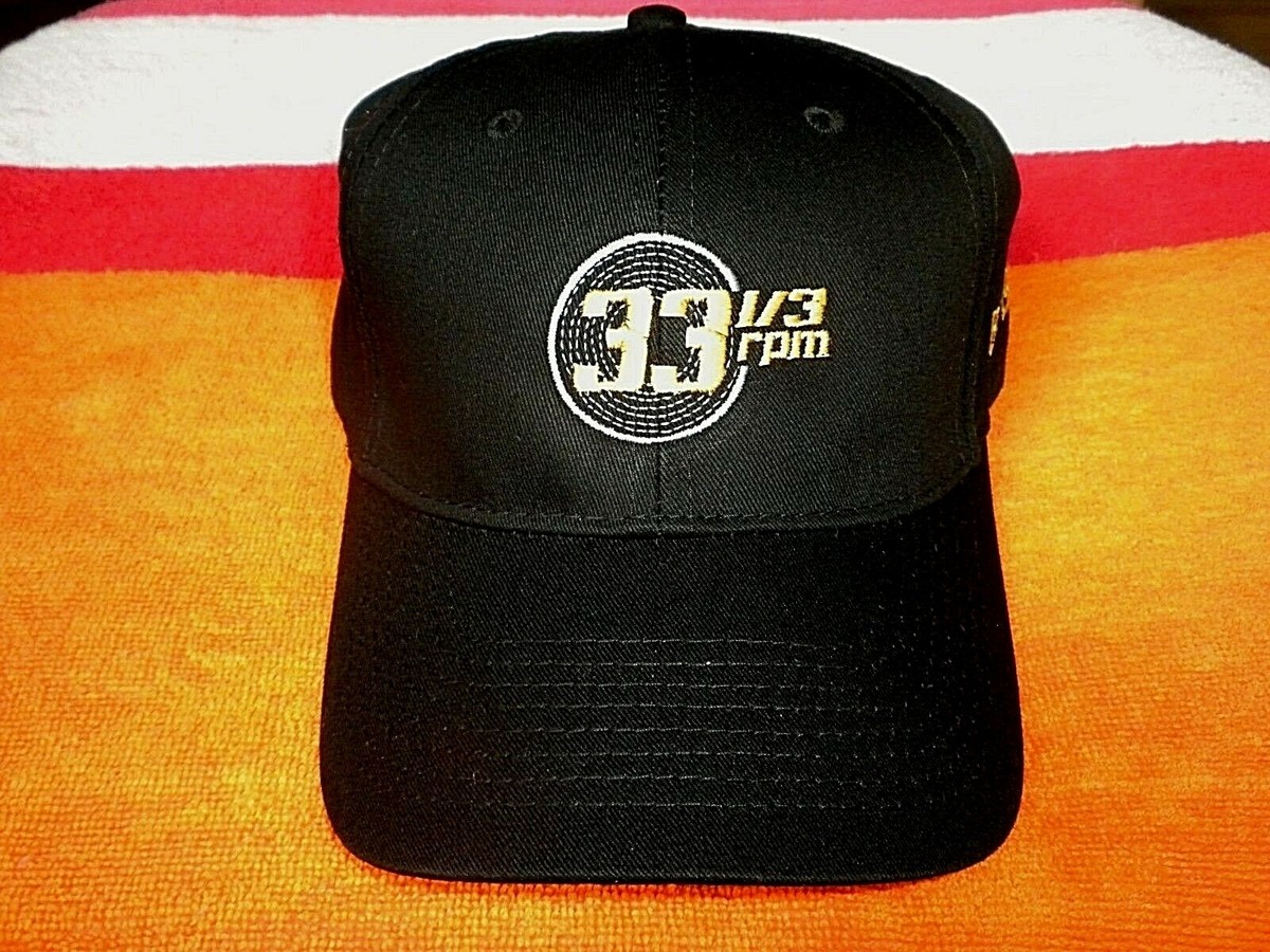 33 1/3 Vinyl Record Hat Original 33 1/3 rpm Record Hat Guaranteed