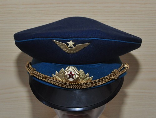 Cappello militare ufficiale aviazione ex Urss Russia 1987 tg 56 | eBay