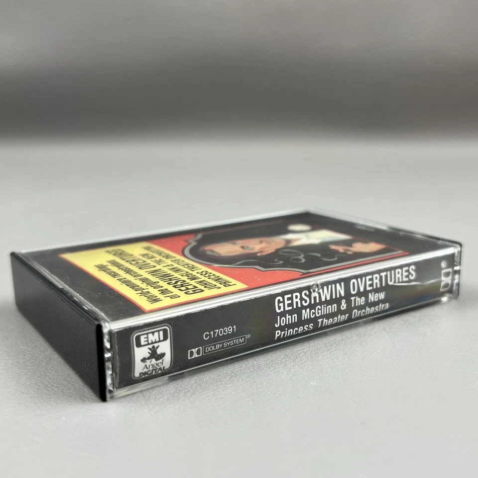 Gershwin Overtures Cassette Tape 1987 EMI Records VG+ John McGlinn & The New Pri - Image 2 of 4