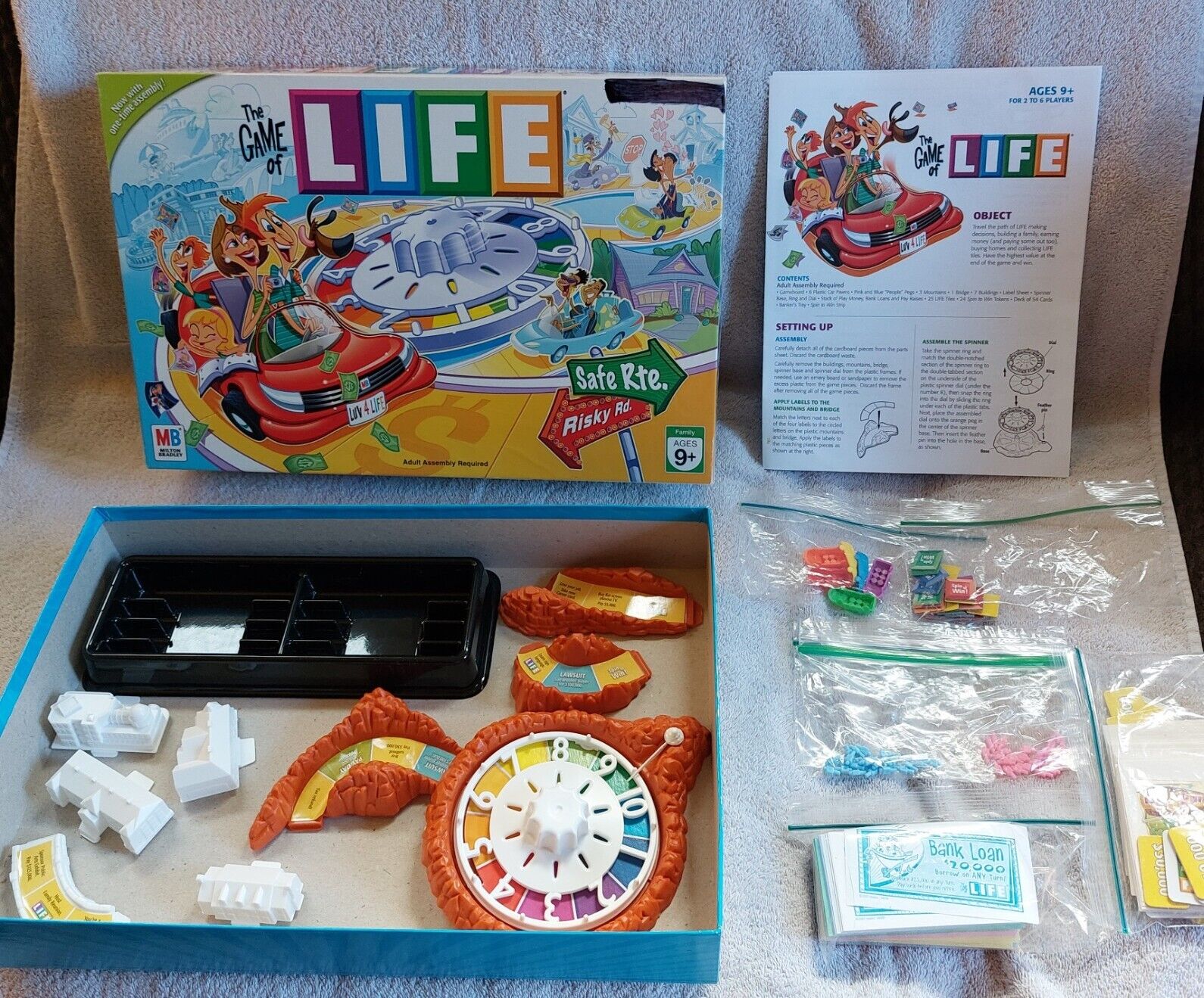 Hasbro The Game of Life Board Game (04000) for sale online